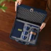 Blue(High grade Leather Gift Pouch)