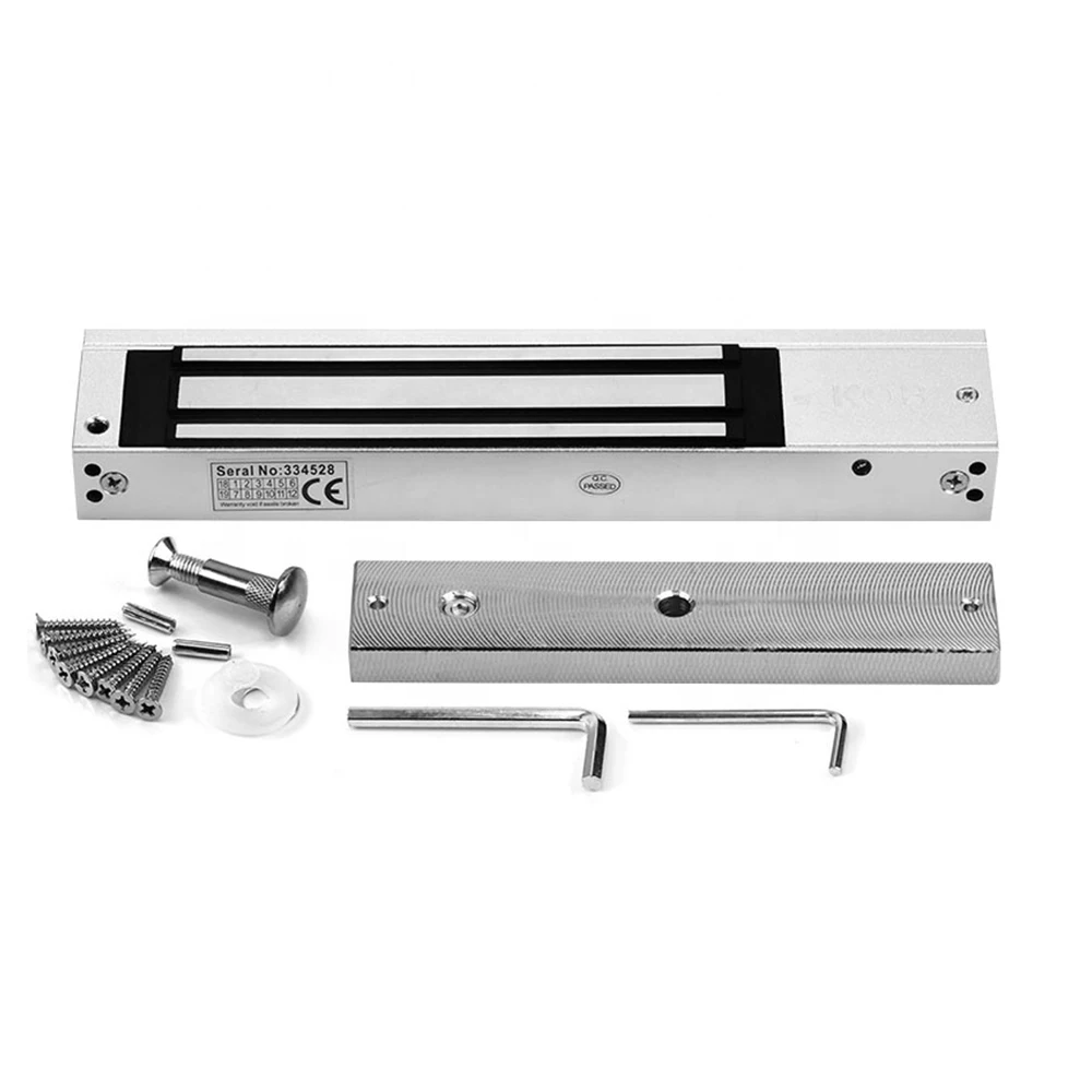 Lock Electromagnetic Access Control System Single Door 12V Electric Magnetic Lock Electromagnetic Lock 280KG 600LB Holding Force