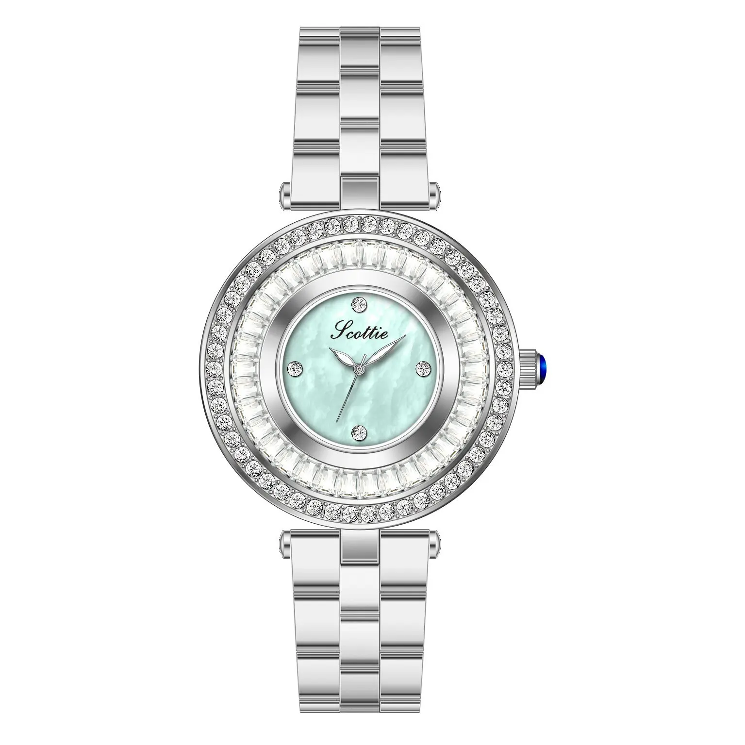 Diamond Quartz Women's Watch OM-195427