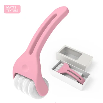 Pink Matte Handle Cooling Facial Ice Roller  for Eye Face Body Home Use Beauty Gift for Birthday Mother's Day