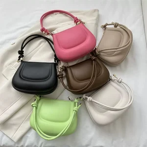 KALANTA 2026  Fashion Simple Style Mini Handbags Women Design Solid Color Square Female Shoulder Small Ladies Crossbody Bag