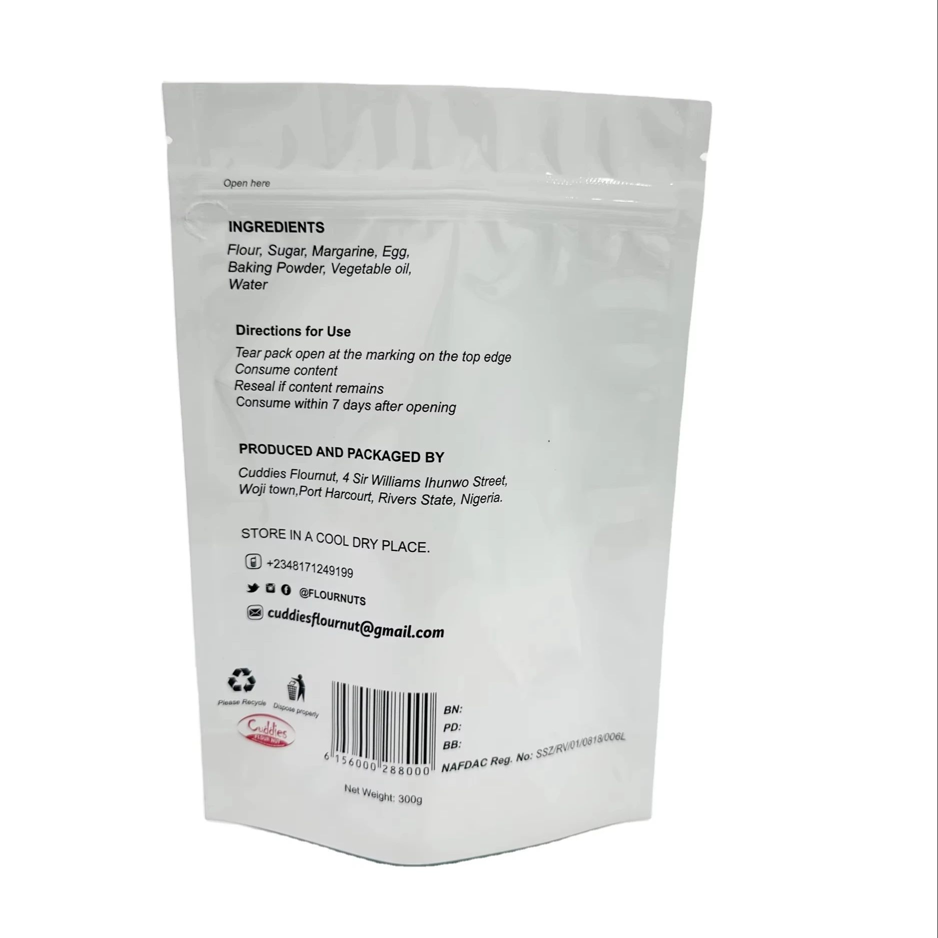 Custom Printed Food Packaging Waterproof Resealable Stand Up Pouches Dried Fruit Tea Snack Cookie Zip Bags