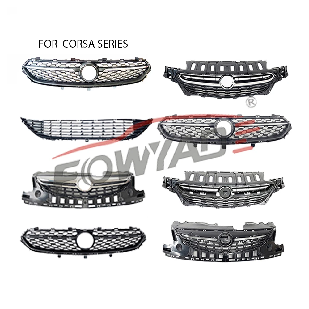 Steel Front Grille for Opel/Vauxhall Corsa F (2019-), OEM