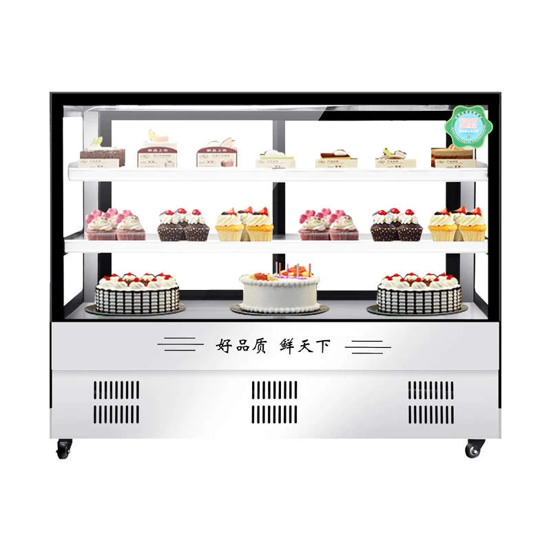 Single Temperature Cooling Display Cake And Bread Showcase Fridge