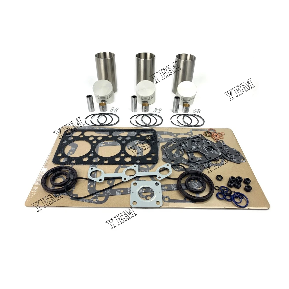 D750 Overhaul Rebuild Kit With Gasket Set for Kubota Diesel Engine 3