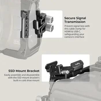 SmallRig Camera Cage Basic Kit for Blackmagic Design Cinema Camera 6K, Full Cage for BMCC 6K- 4574 product image