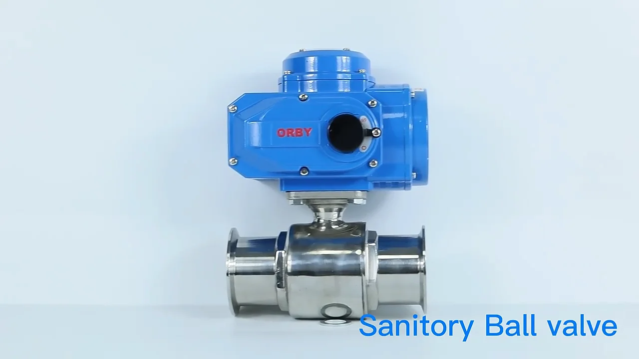 On Off Type Modulating Type Mini Electric Motorized Sanitary Sus304 ...