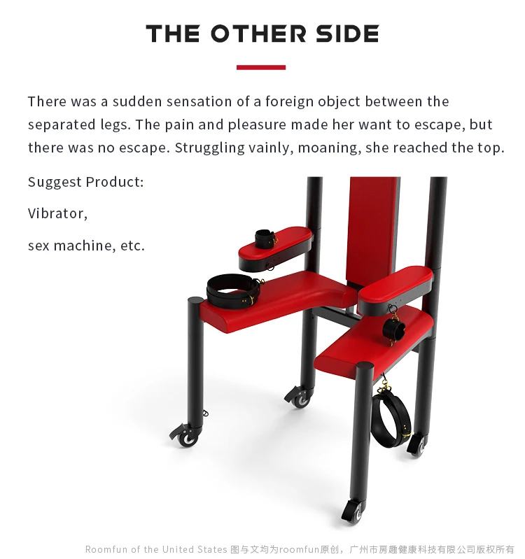 Flogging Chair Bondage Chair with Fetish BDSM - Spanking Sex Furniture