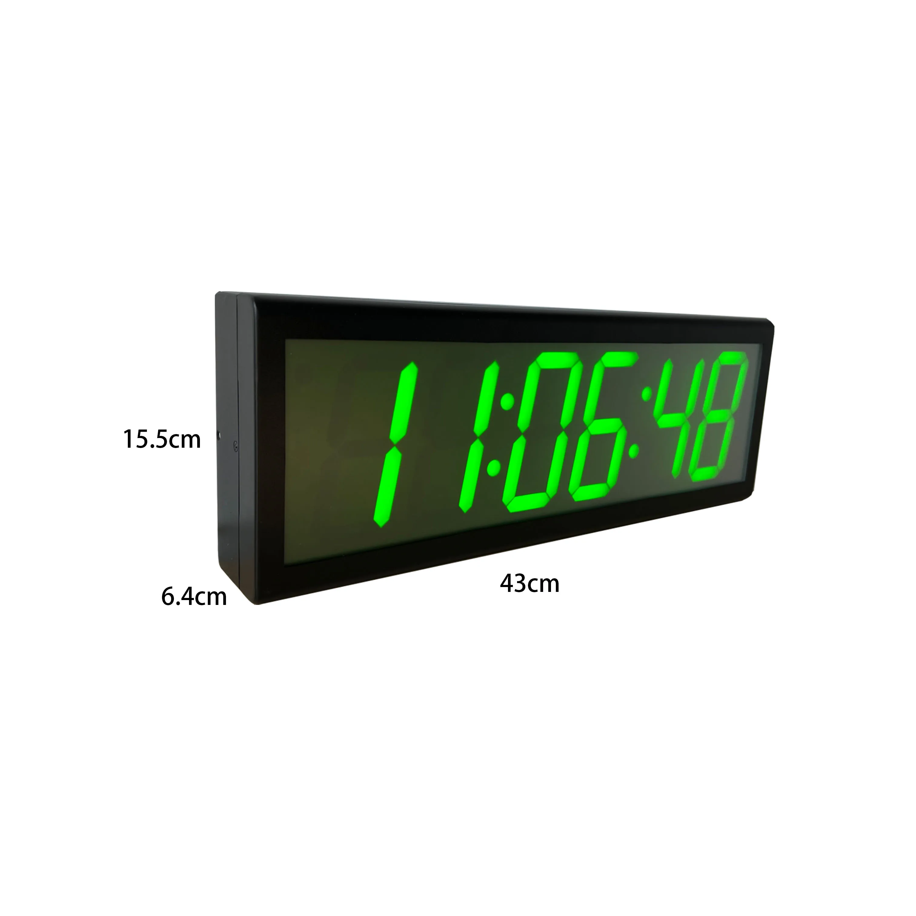 4-дюймовые 6-значные настенные часы NTP PoE для школы односторонние С опциональной функцией