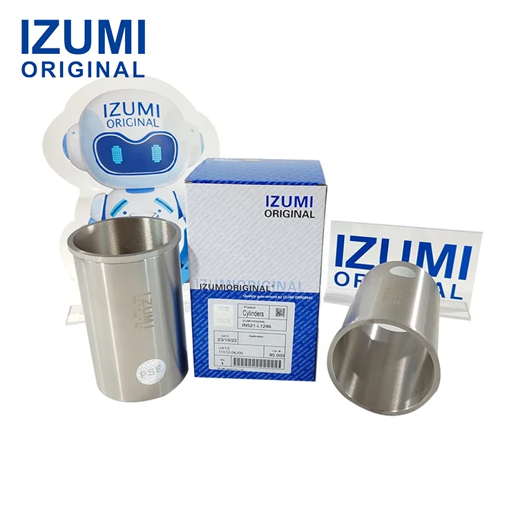IZUMI ORIGINAL DX330-5 Excavator Engine Part 65.01201-0072 Liner 65.01201-0072A DE12TIS Engine Cylinder Liner for doosan