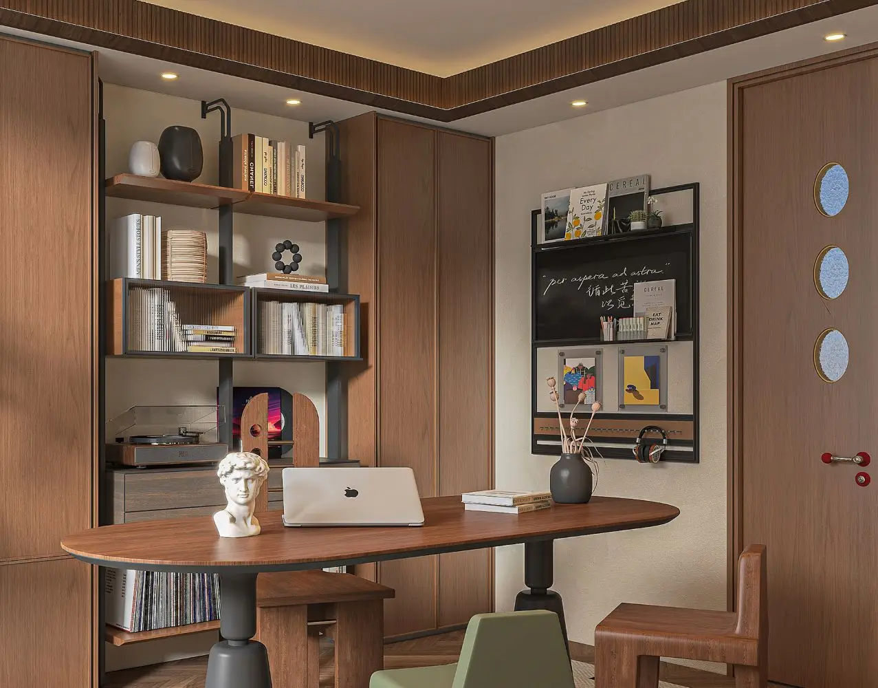 2025 New Design luxury black Convenient Organizer Rack floating wall mounted shelves for study room decoration factory