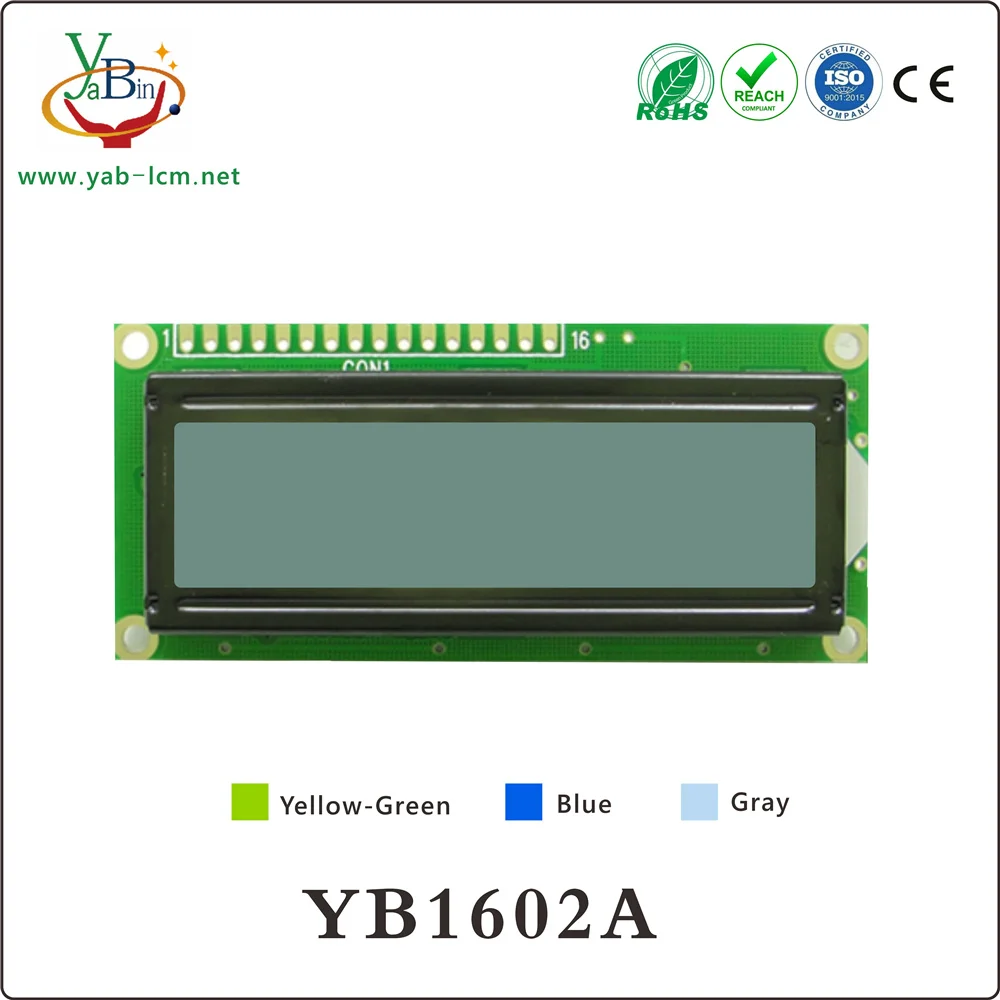 16X2 1602 character Lcd  Module YB1602A