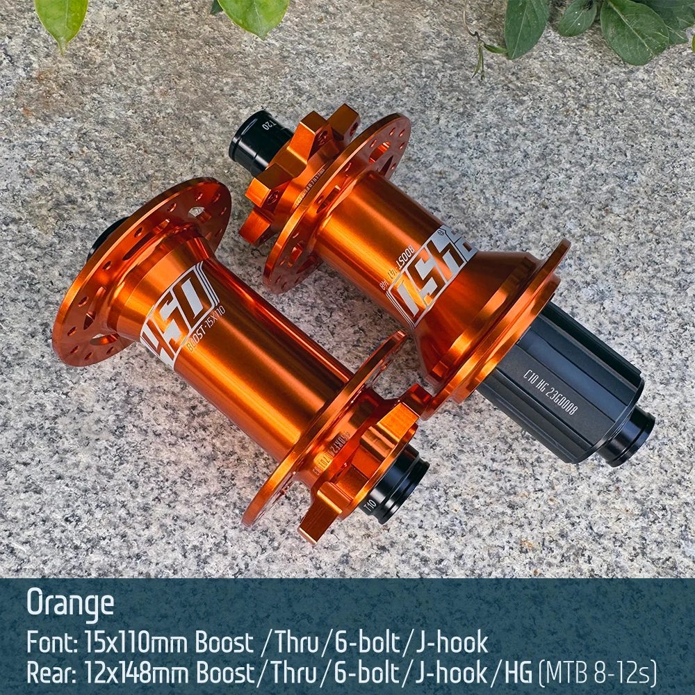 Koozer 450 MTB Boost Hub 120 Clicks, 6-Bolts Disc, 32H, 15x110mm