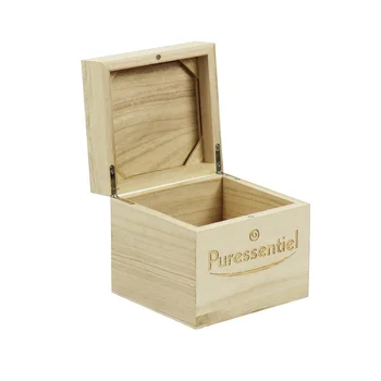 FSC&BSCI Wooden Essential Oil Box Holds 5-15 ml & 10ml Roll-On Essential Oil Bottles Perfect Essential Oils Case