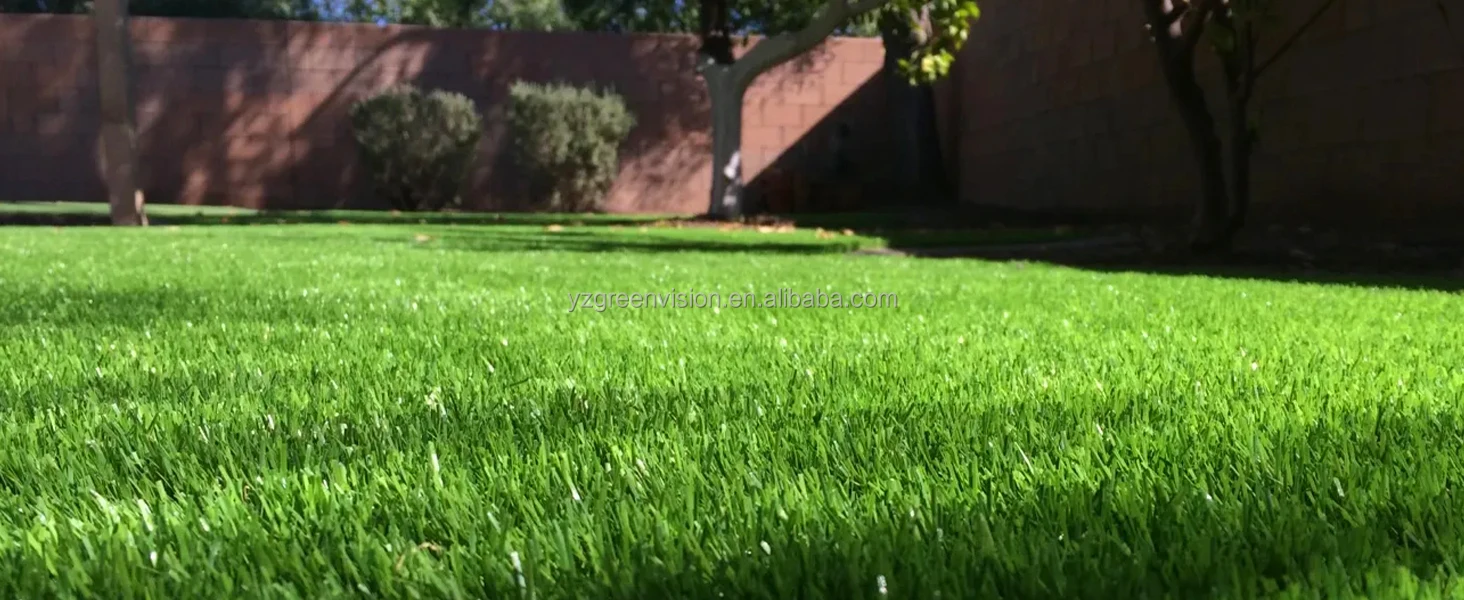 Synthetic Artificial Grass Turf With Drainage Holes Fake Grass Rug