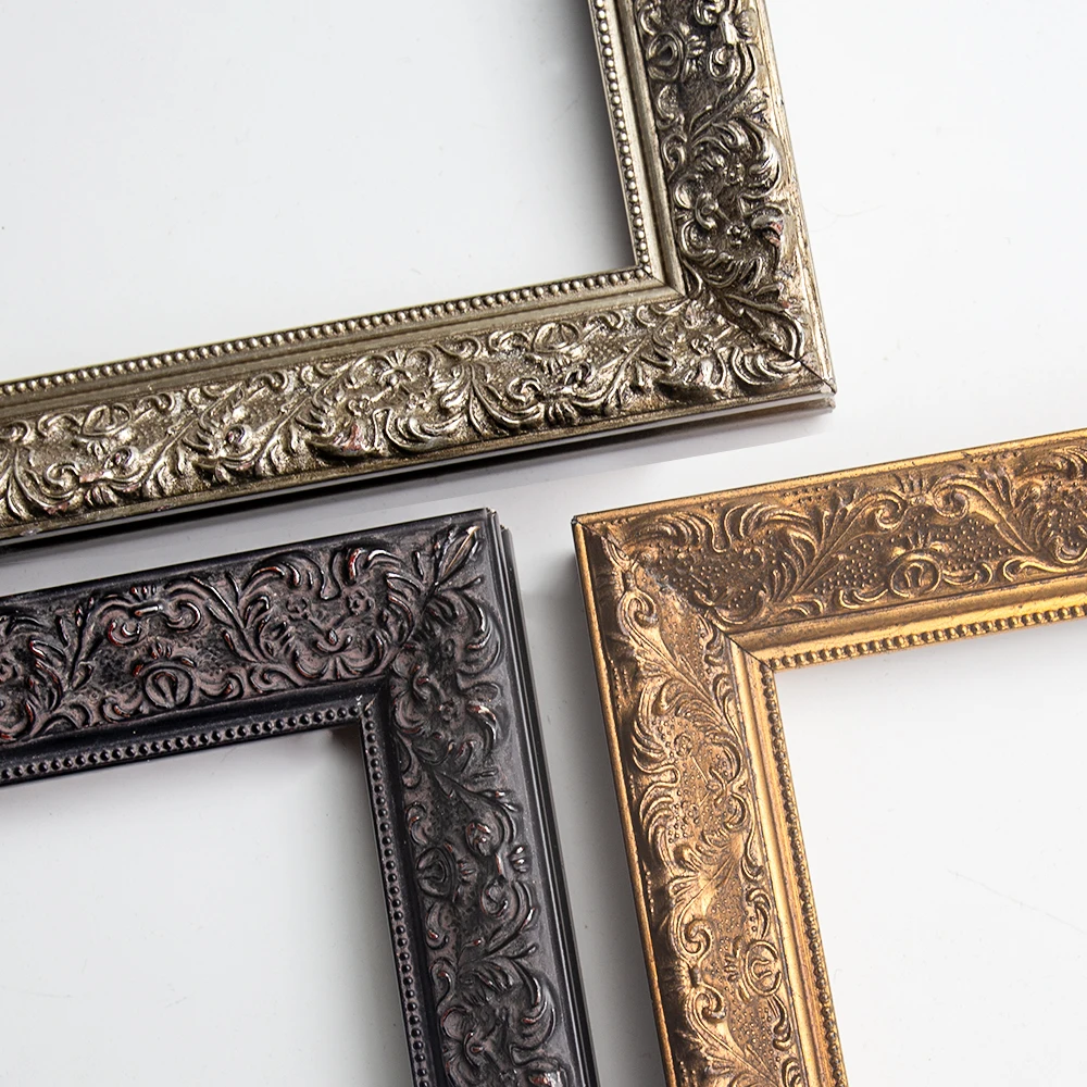 1253 Solid Wood Ornate Decorative Picture Frames Wholesale Wooden Antique Frame Buy Solid Wood