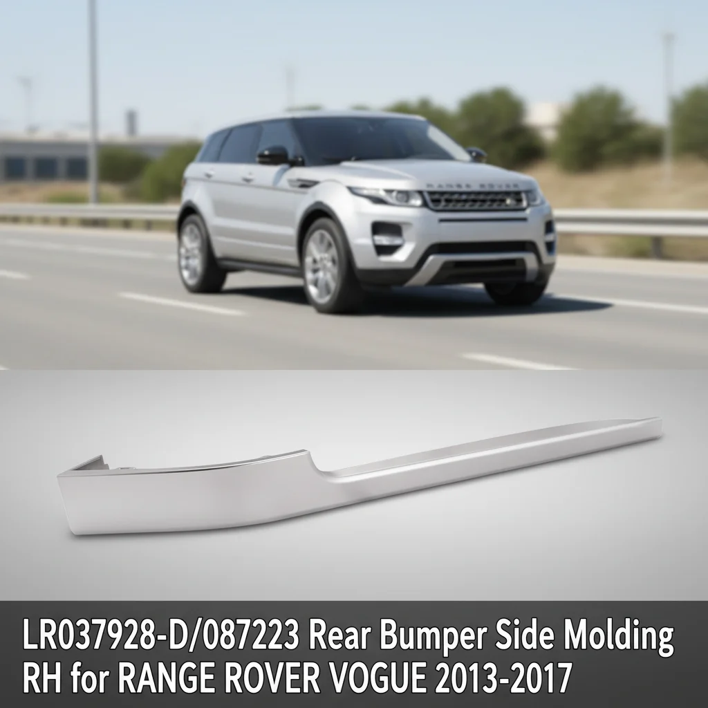 LR037928-D/087223 OE Silver Rear Bumper Side Molding RH for RANGE ROVER VOGUE 2013-2017