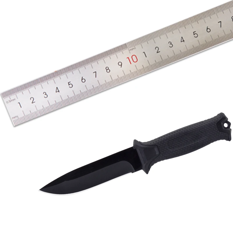 Factory Direct Custom Fixed Blade Outdoor Tactical Knife Stainless Steel Camping Survival Knife with Sheath