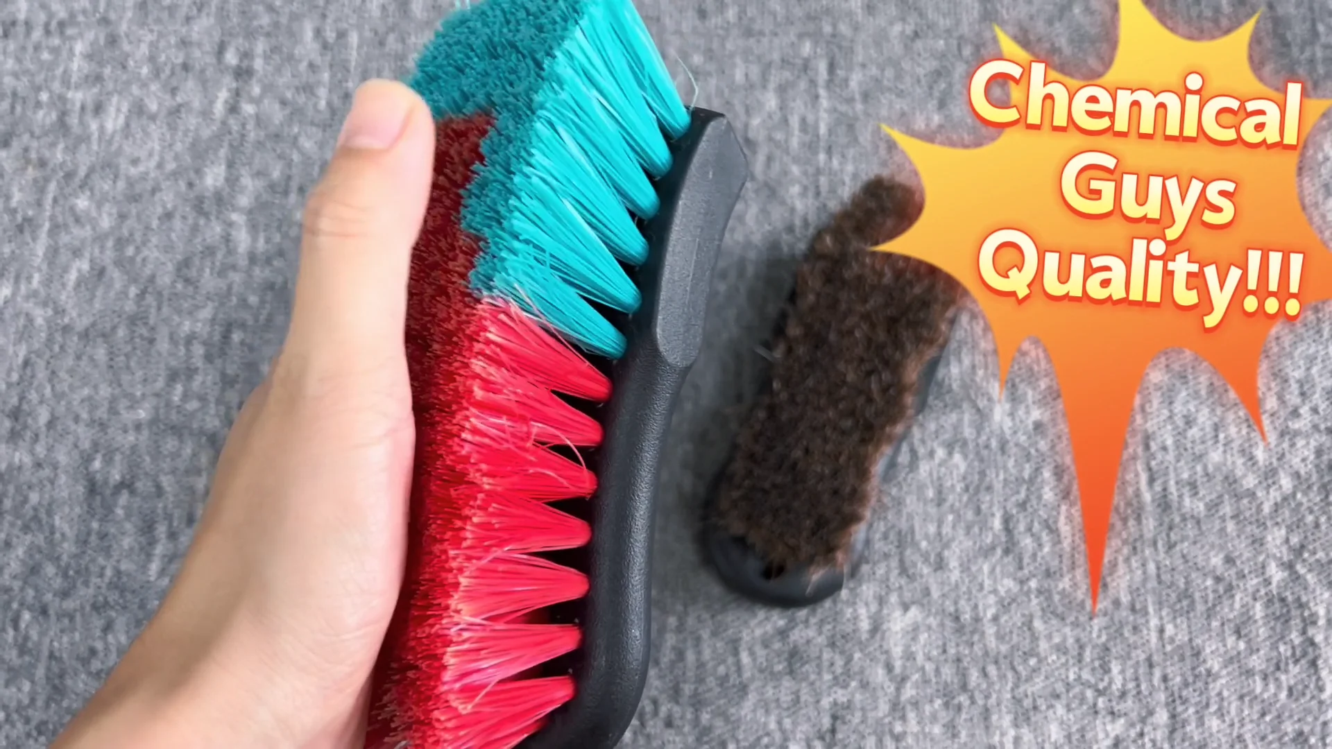 CR Logo Free Print 70% Horse Bristle Cleaning Brush Car Wash Brushes for  Detailing, image size:1920x1080