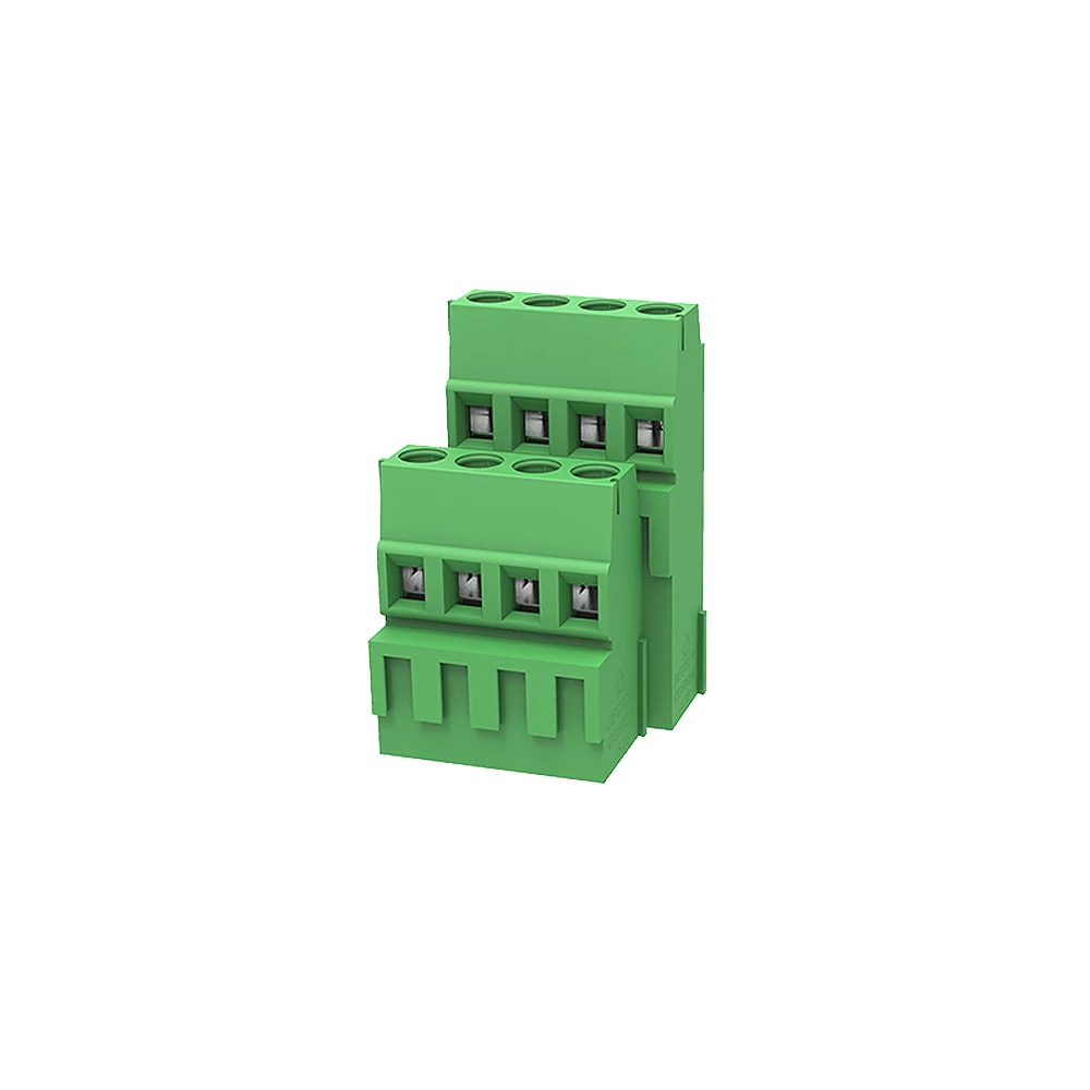 PCB Double Row Screw Terminal Blocks 5.0mm Connector Combined Short and Tall and Printed Replace DG500B-5.0 MKKDS 1.5/..