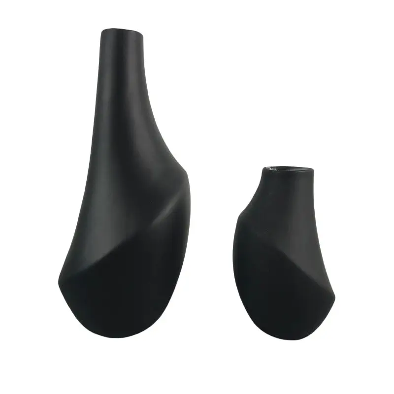 Настольный декор, 10 дюймов, домашнее украшение, полирезиновая ваза для цветов, глиняный эффект, сосуд из полимерной смолы с ручкой