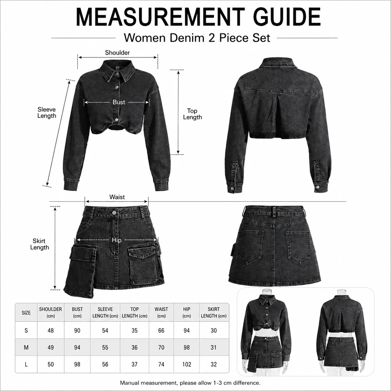 Size measurements