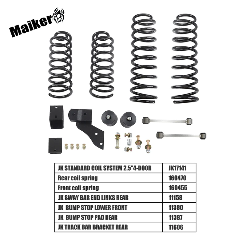 Auto Parts  Inch Lift Kits Without Shocks For Jeep Wrangler Jk 07-17 Car  Accessories - Buy Auto  Inch Lift Kits,Car Accessories For Jeep,Lift  Kits For Jeep Wrangler Jl Product on