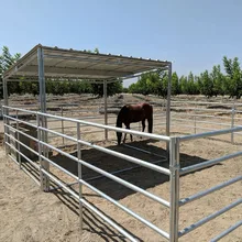 Horse Fence Panels Circular tube Livestock Cattle Panels Horse Corral Panels Easily Assembled Sheep And Goat Farm
