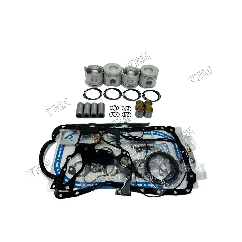 For Isuzu 4JA1 Rebuild Kit With Piston Ring Gaskets Diesel Engine Spare Parts 5