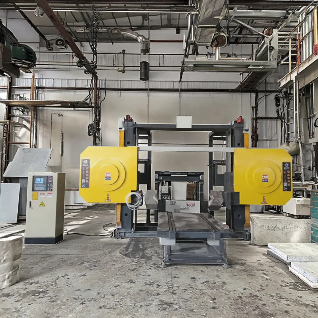 Multi Function Stone Processing Machine 2200-5A 5 Axis CNC Diamond Wire Rope Saw Machine for Granite Marble Block Shaping Cut