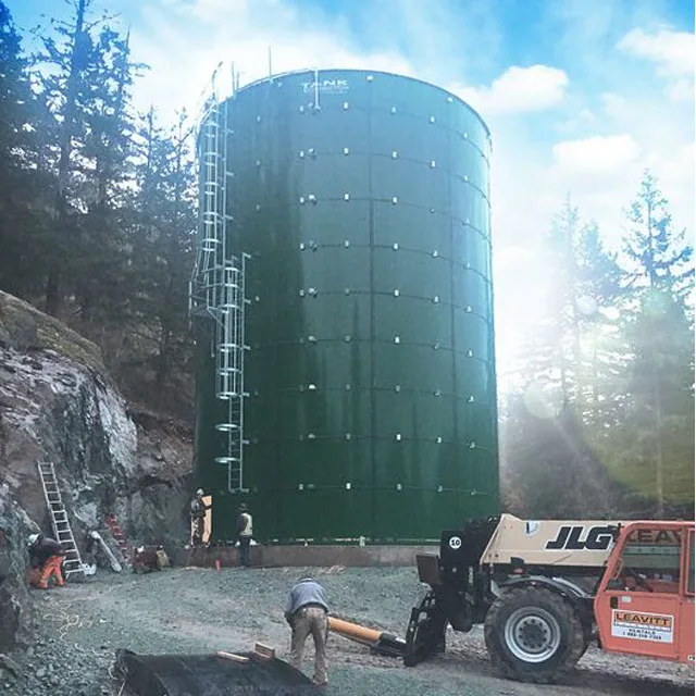 ZHAOYANG GFS Tanks Large Size 300m3 500m3 1000m3 Bolted Steel Water Storage Tank for Agriculture