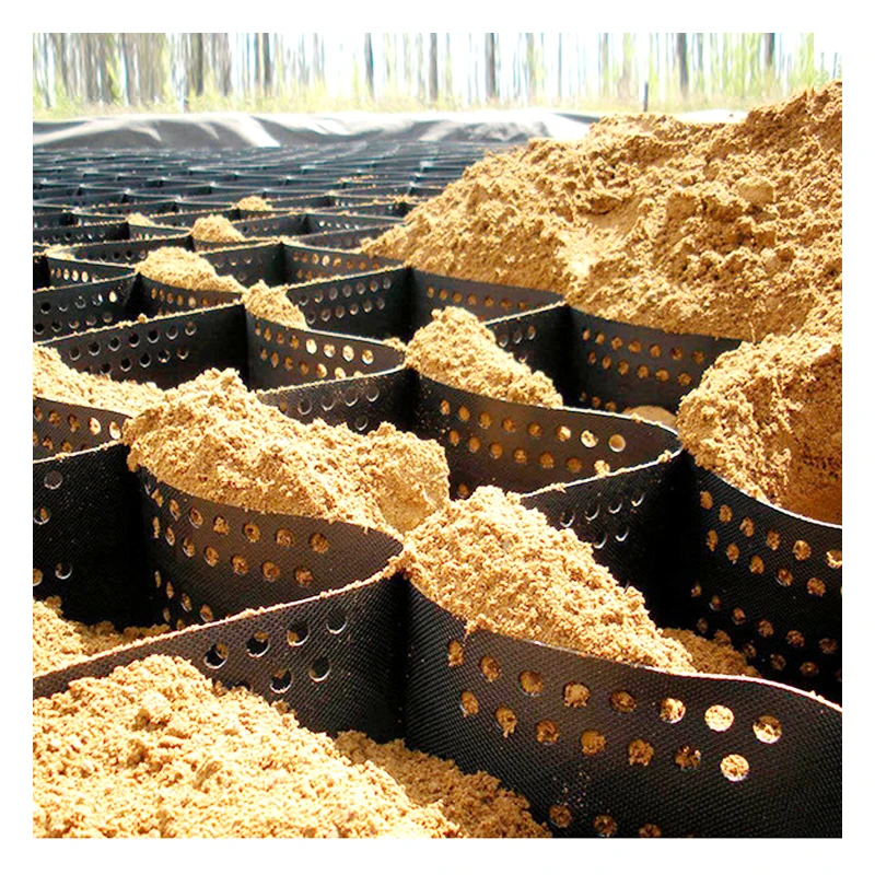 Terram HDPE PP Outdoor Walkway Retaining Wall 3D Model Design Steep Slope Solution Smooth Welder Capabilities Geocells Product