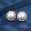 White Pearl ear studs