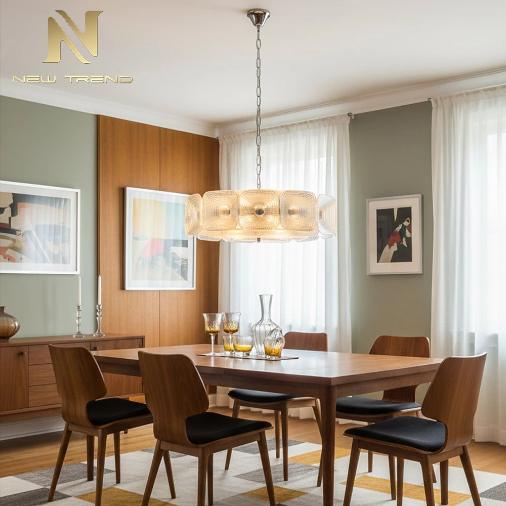 CPL-457 Artistic French Style Murano Glass Chandelier – Creative Designer LED Pendant Light for Hotel Lobby