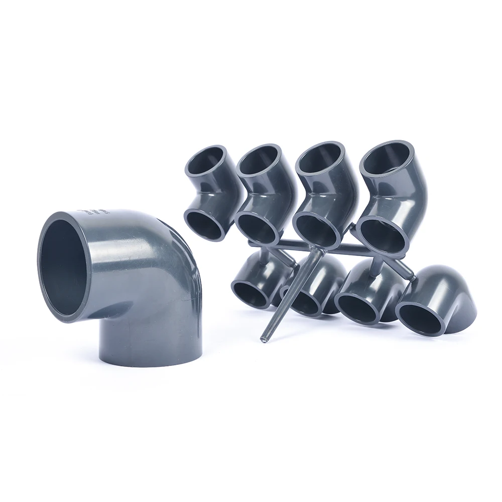 Chinese drainage system Pipe Fittings Plastic 90 Elbow Industrial Grade UPVC 90 Degree Elbow