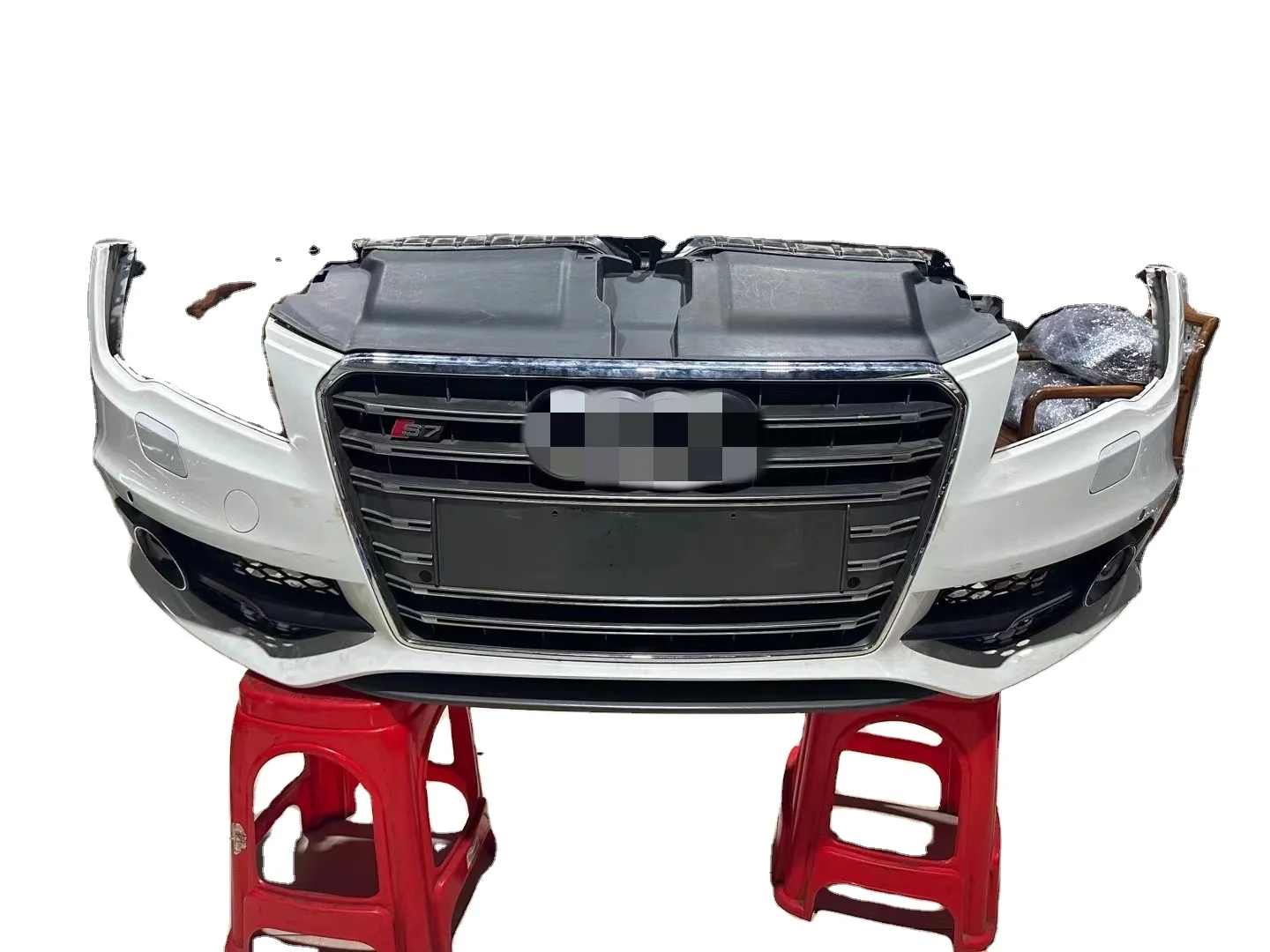 2011-2014 for Audi RS7 Rear Front Bumper Facelift Body Kit New Condition Plastic Bodykit for Audi A7 S7 C7 Upgrade Purpose Used