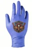 Gants en nitrile bleu glacier