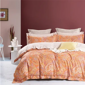 KOSMOS Breathable Printed Fabric Soft Luxury Bedroom Sets Pure Bedding Set