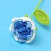 Pointed Rose Branch-Gradient blue