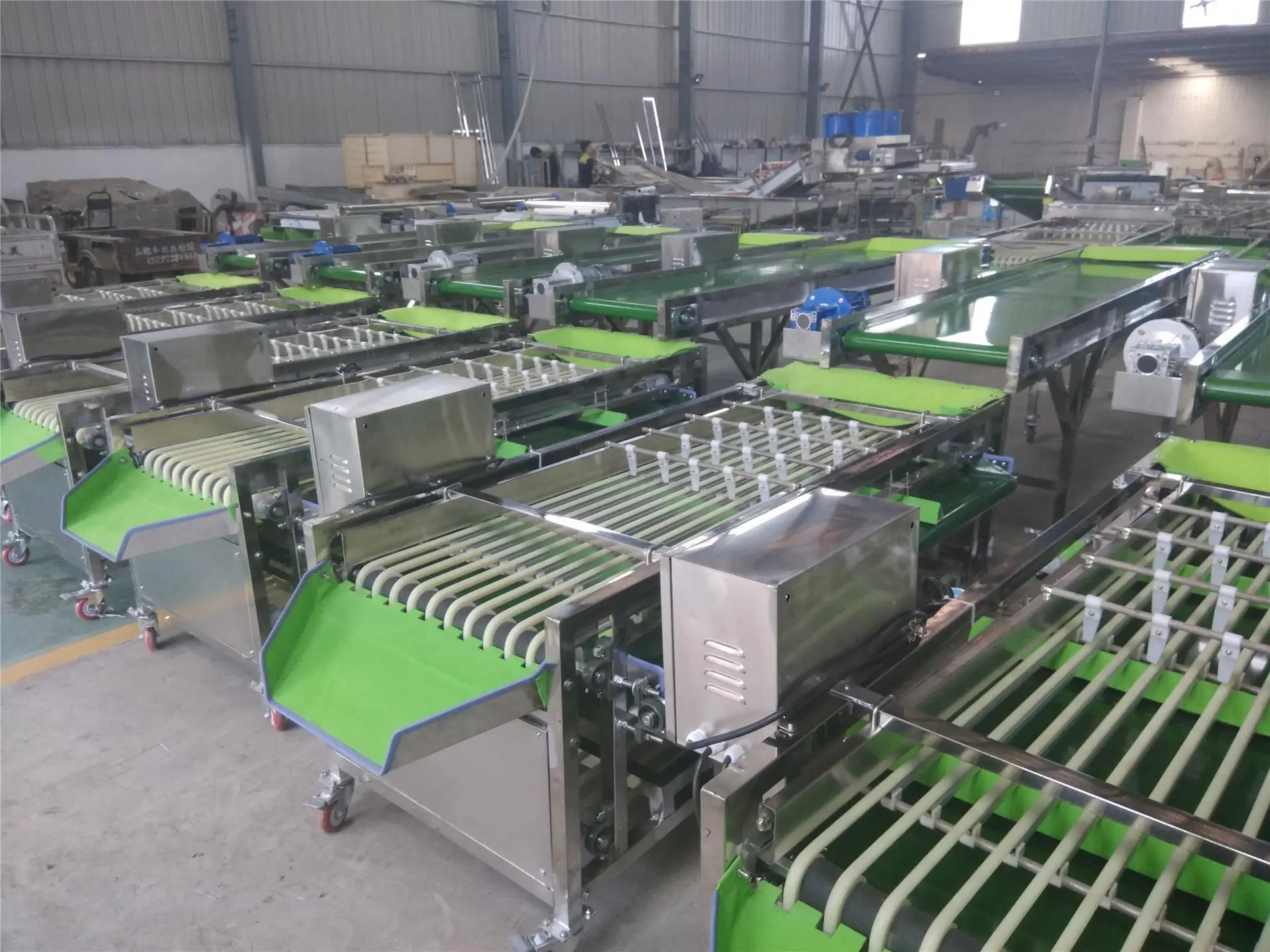 2024 Large Fruit Size Sorting Machine Orange  Cherry Fruit Track Grader Equipment Fruit and Vegetable Process Line