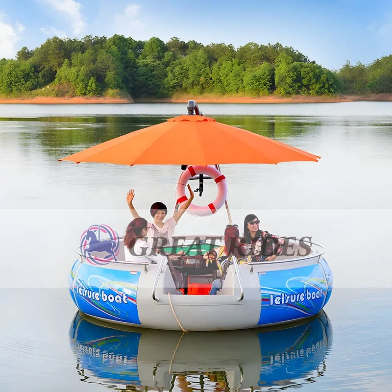 New Design High Quality Floating Barbecue Party Electric Grill Leisure BBQ 2.5m Donut Boat