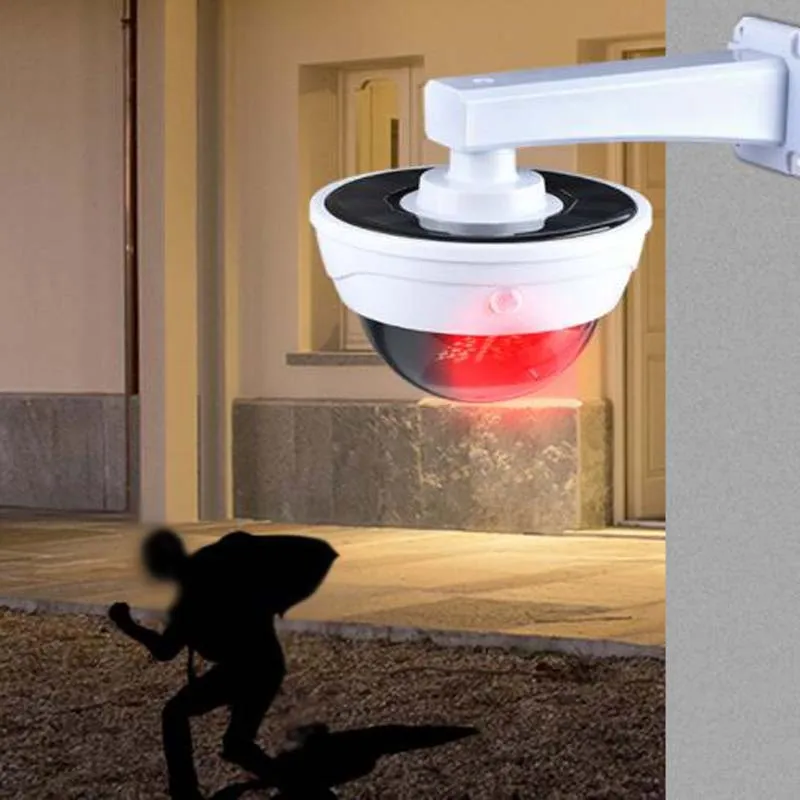 Уличный светильник на солнечной батарее уличная камера для наблюдения водонепроницаемый садовый противоугонное охранное освещение с умным