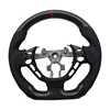 Perforated Leather+Carbon Fiber+Red Stripe Stitching+Trim