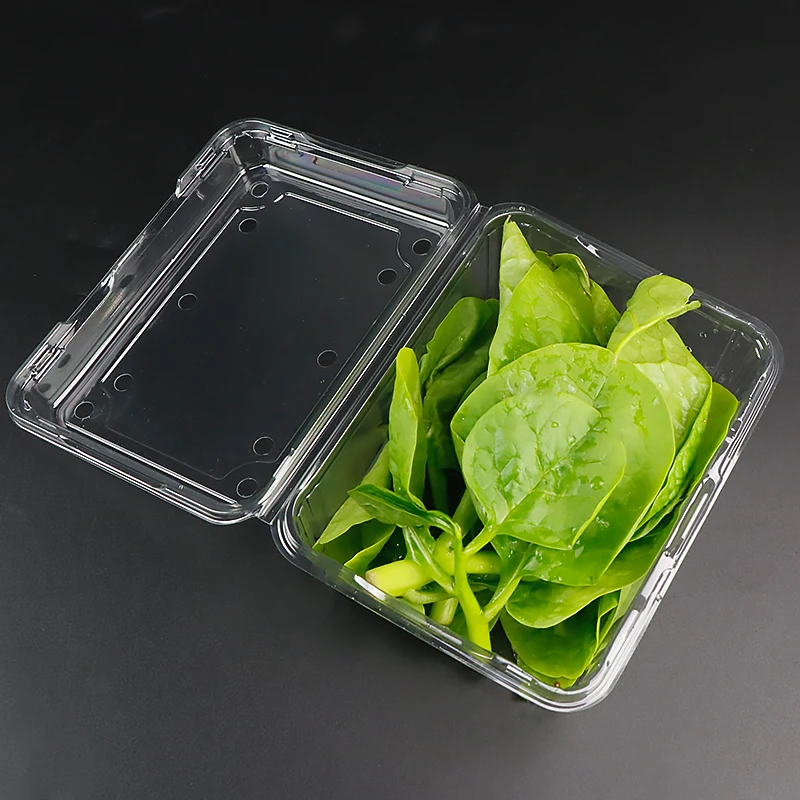 new arrival clear lettuce crisper clamshell