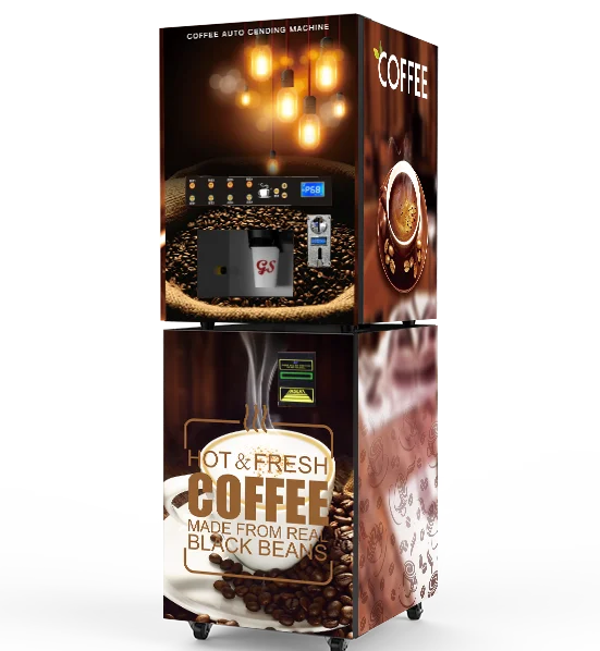GS آلة بيع مخصصة الكهربائية Ce OEM آلة البيع التجارية القهوة maquina de Cafe