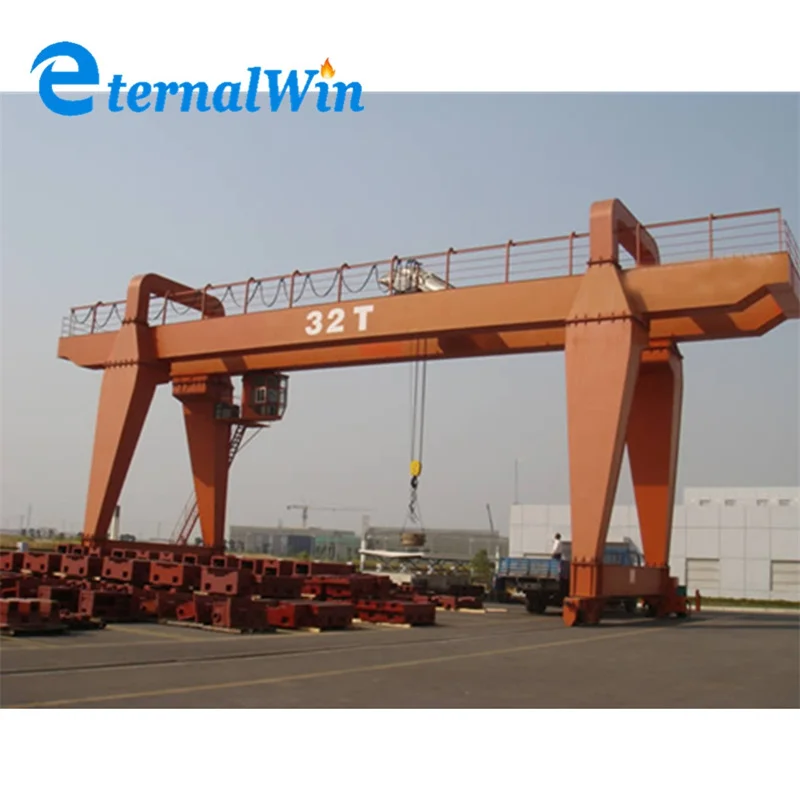 20T 30T Customized Lift Height Good Quality Heavy Duty Double Beam Gantry Crane