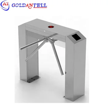 Remote control 110volts power supply 304 stainless steel 1 meter high turnstile gate with internet access