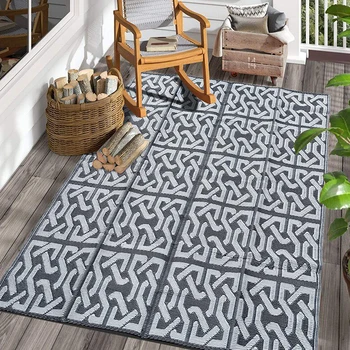 Custom polypropylene plastic outdoor patio rugs and carpets