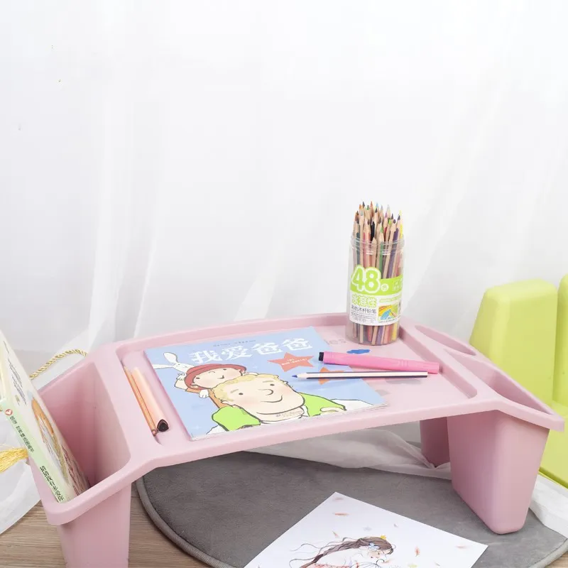 Plastic study table on sale for bed