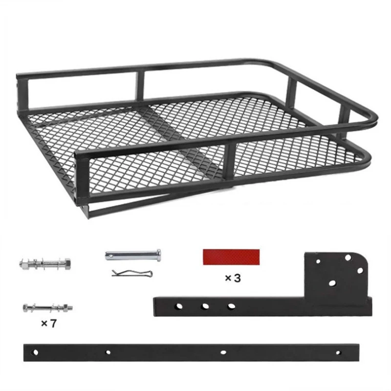Universal Rear Rack Mount Cargo Carrier For Suv Pickup Folding Luggage